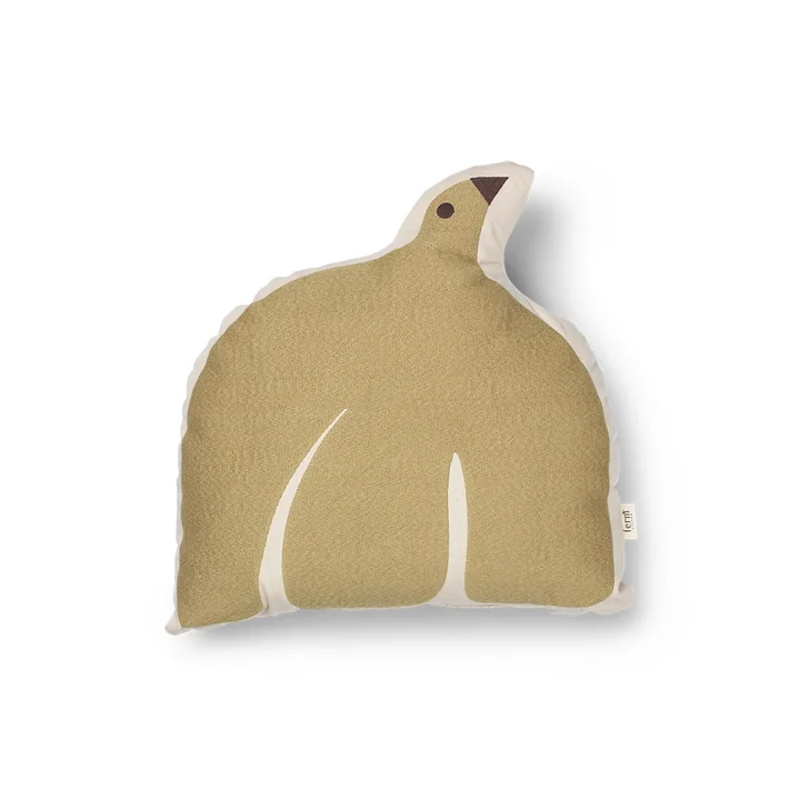 Ferm Living - Swif Bird Kissen, silver fern