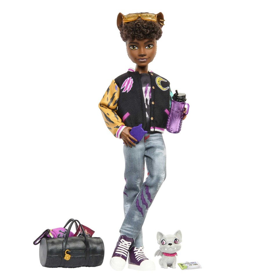 Monster High - Dukke Med Kæledyr - Clawd