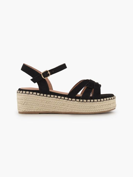 Graceland Sandalette Schwarz