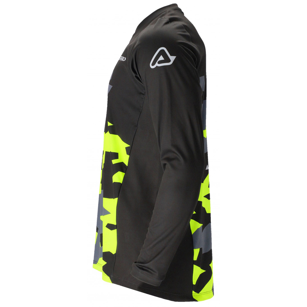 Acerbis - Maillot X-Duro Winter Camouflage Noir / Jaune