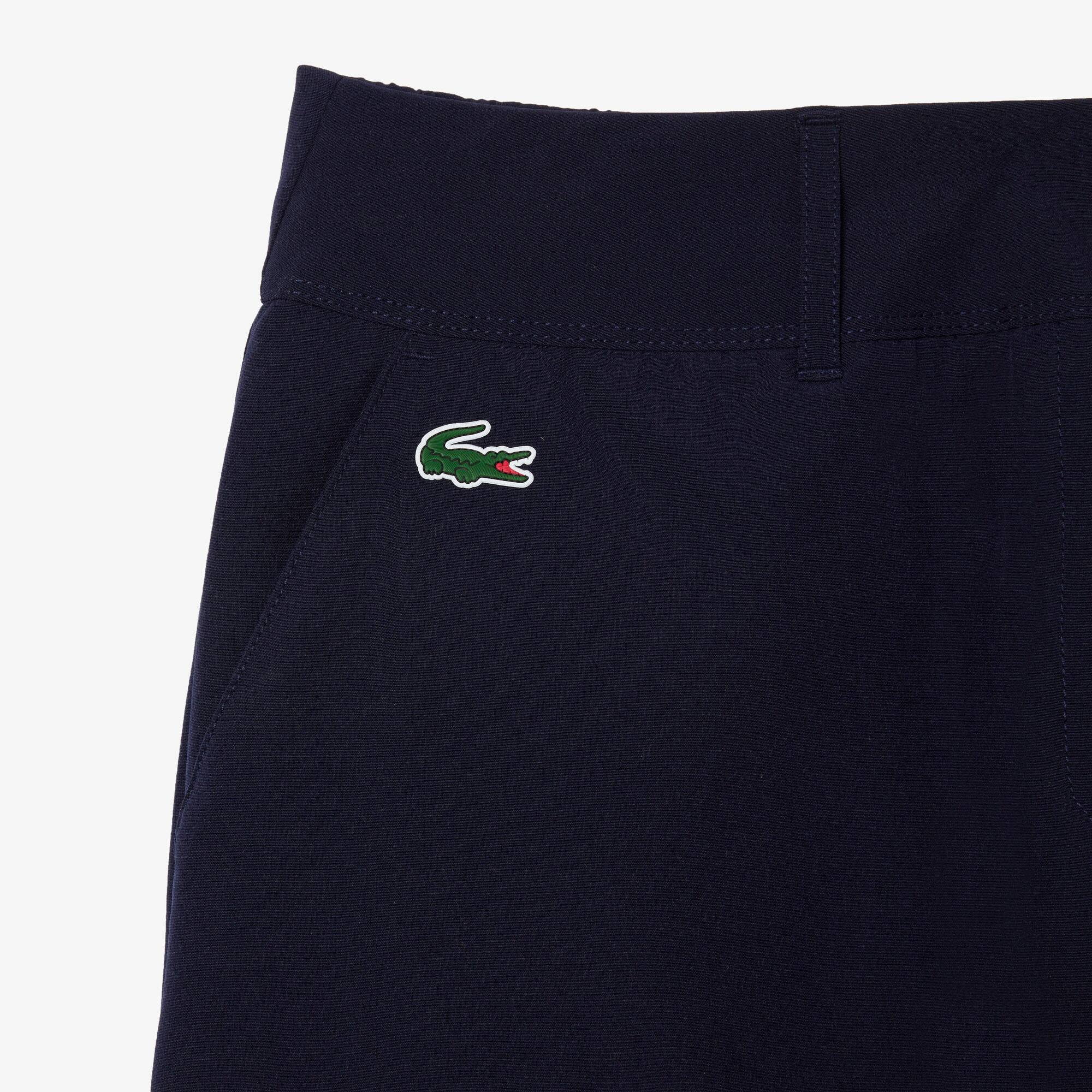 Bermuda femme Golf Lacoste SPORT en taffetas extensible Shorts - Bleu - Lacoste - Femme