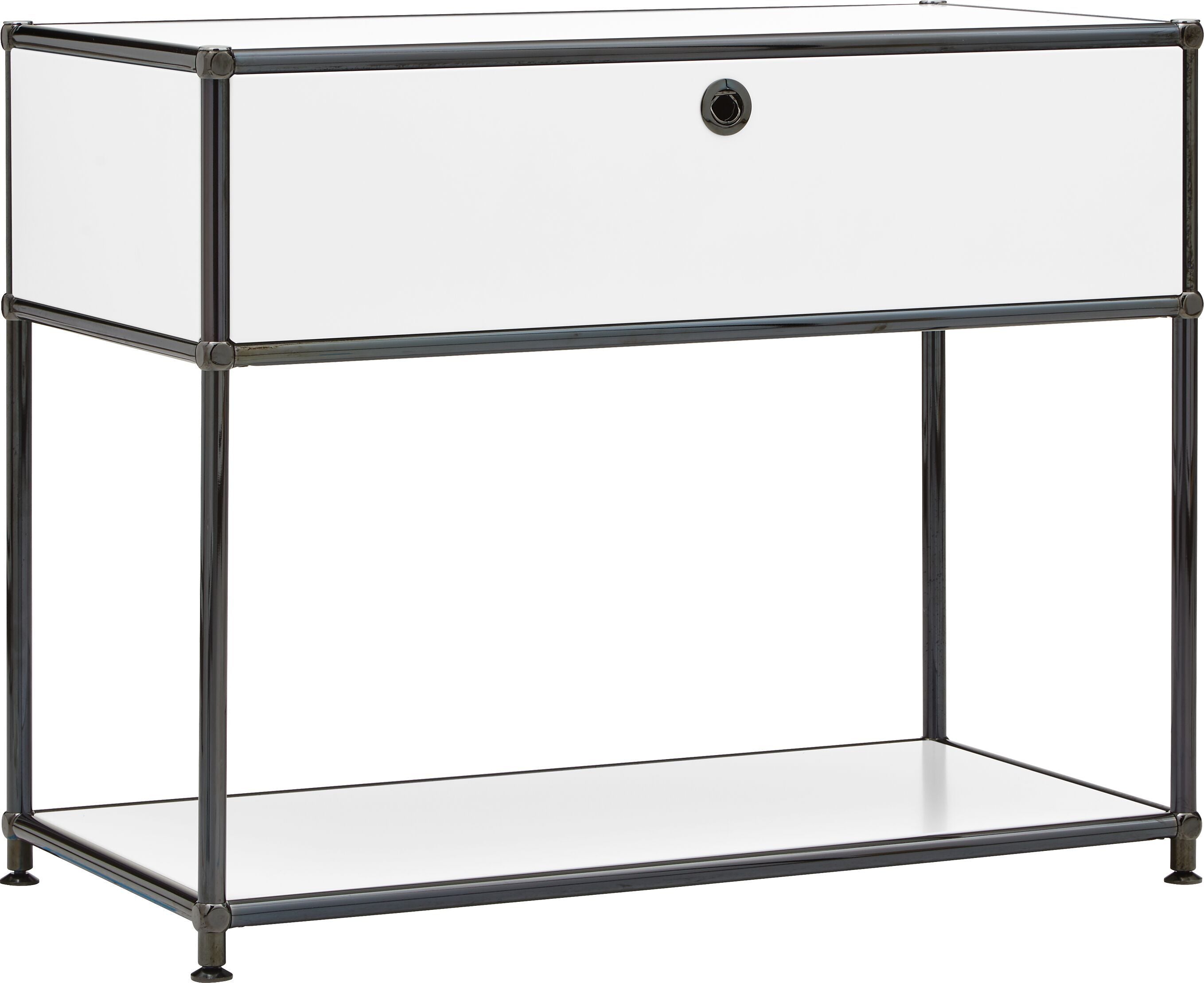 FLEXCUBE Beistelltisch - Weiss / B: 78.0 cm x T: 40.0 cm x H: 62.0 cm