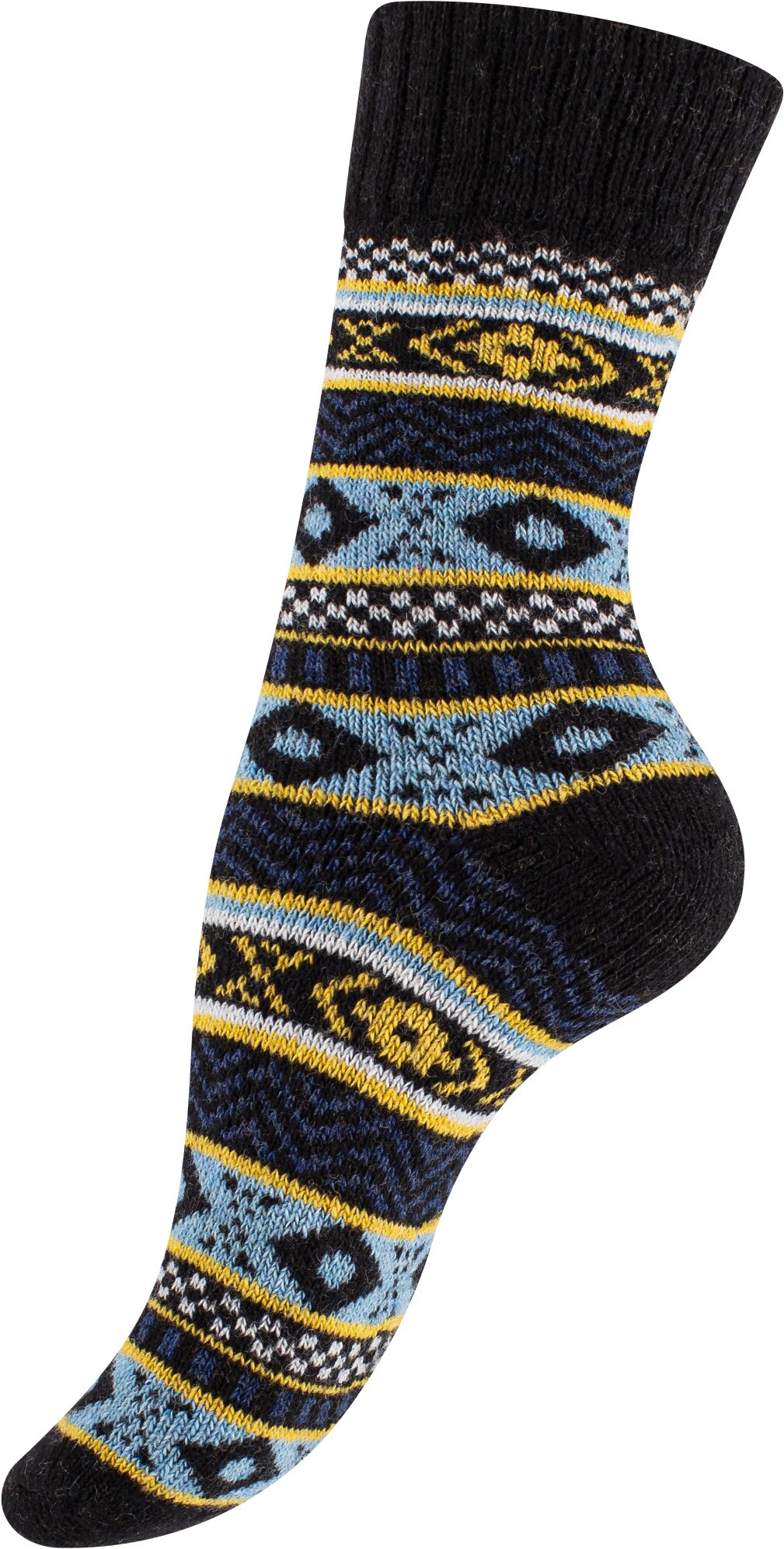 Vincent Creation® 3 Paar Bunte Norwegersocken Hygge Socken