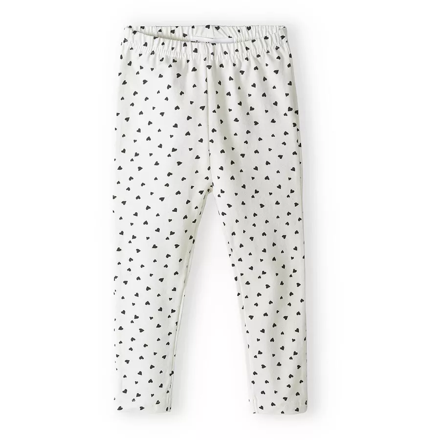 MINOTI Top und Leggings im Set DunkelgrauWeiß