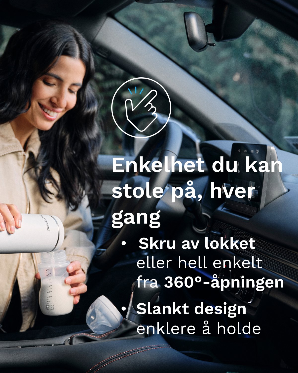 Baby Brezza Melkevarmer – Oppladbar & Bærbar | Superfast Portable Bottle Warmer