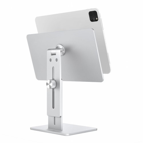 Magnetische verstellbare iPad Desktop Halterung - Silber