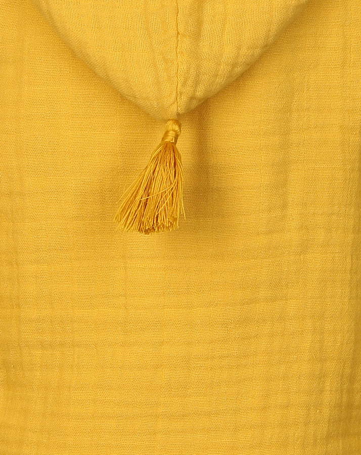 Bademantel MUSLIN in senfgelb