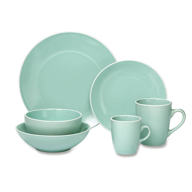 Blokker Oslo diep bord - ø18 cm - groen