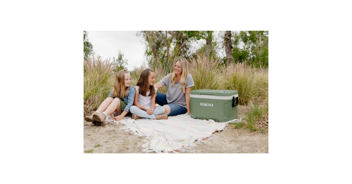 IglooECOCOOL Latitude 52 koelbox  (Groen/wit)