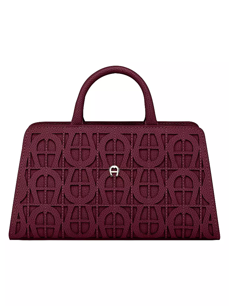 AIGNER Ledertasche - Henkeltasche CYBILL Small dunkelrot