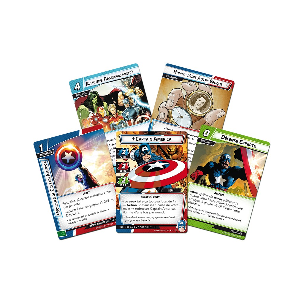 Marvel Champions : Le Jeu De Cartes - Captain America
