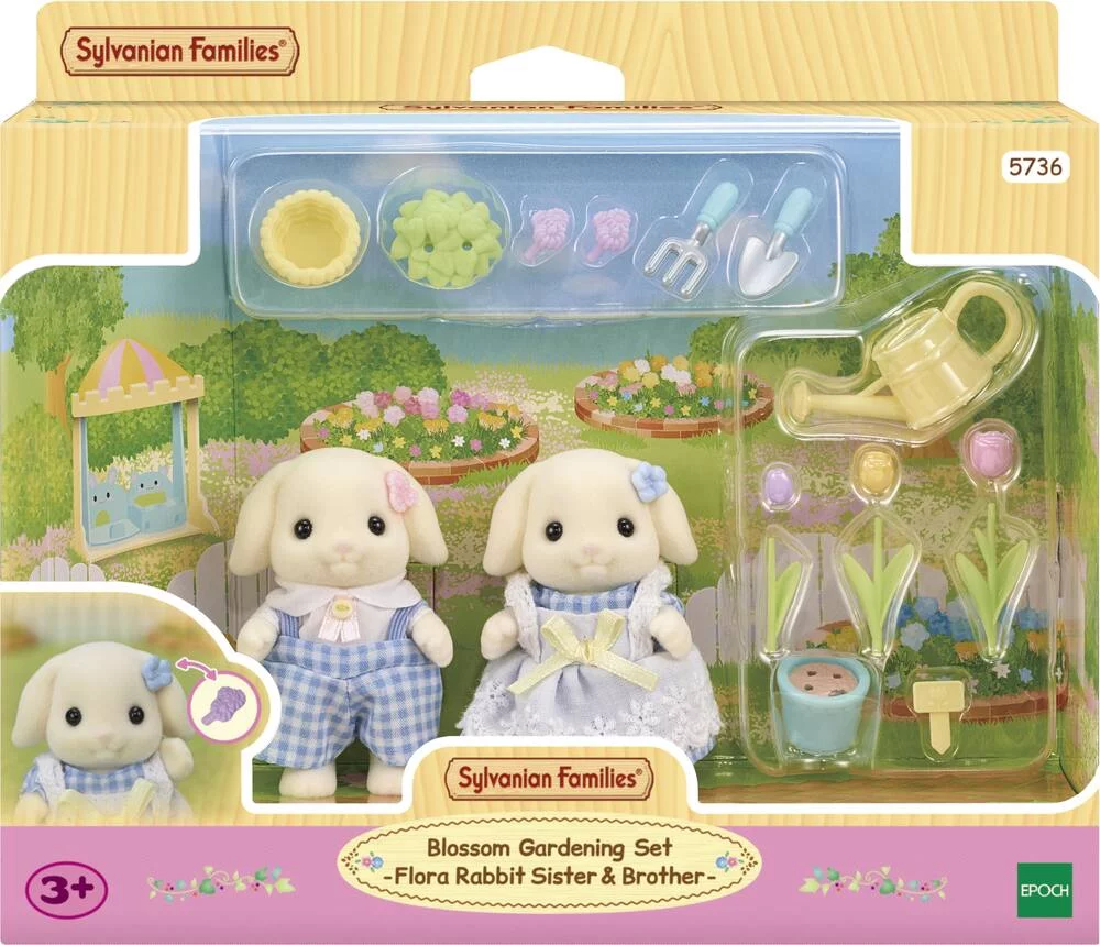 LE FRERE ET LA SŒUR LAPIN BELIER - SYLVANIAN FAMILLES