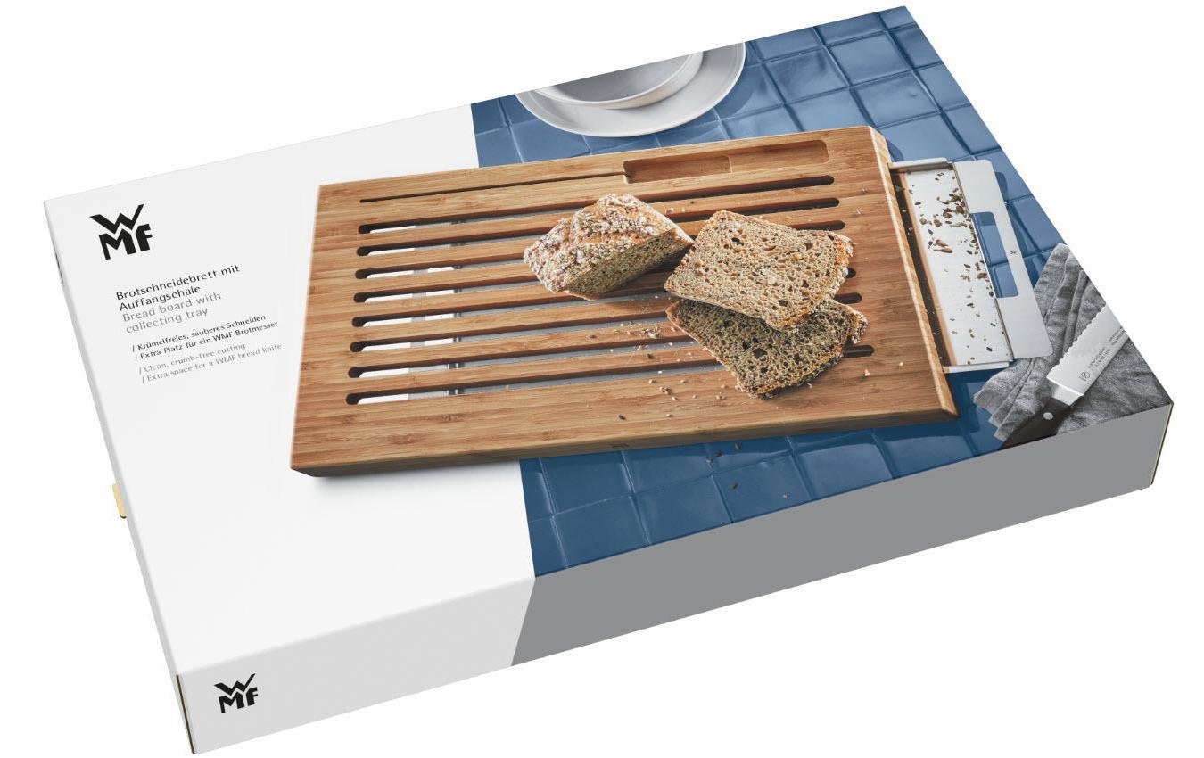 Brotschneidebrett Smart Storage 27 cm x 44 cmBrotschneidebrett mit Auffangschale