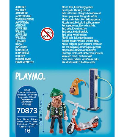 Playmobil SpecialPlus - Hipster mit El-Scooter - 70873 - 16 Teil