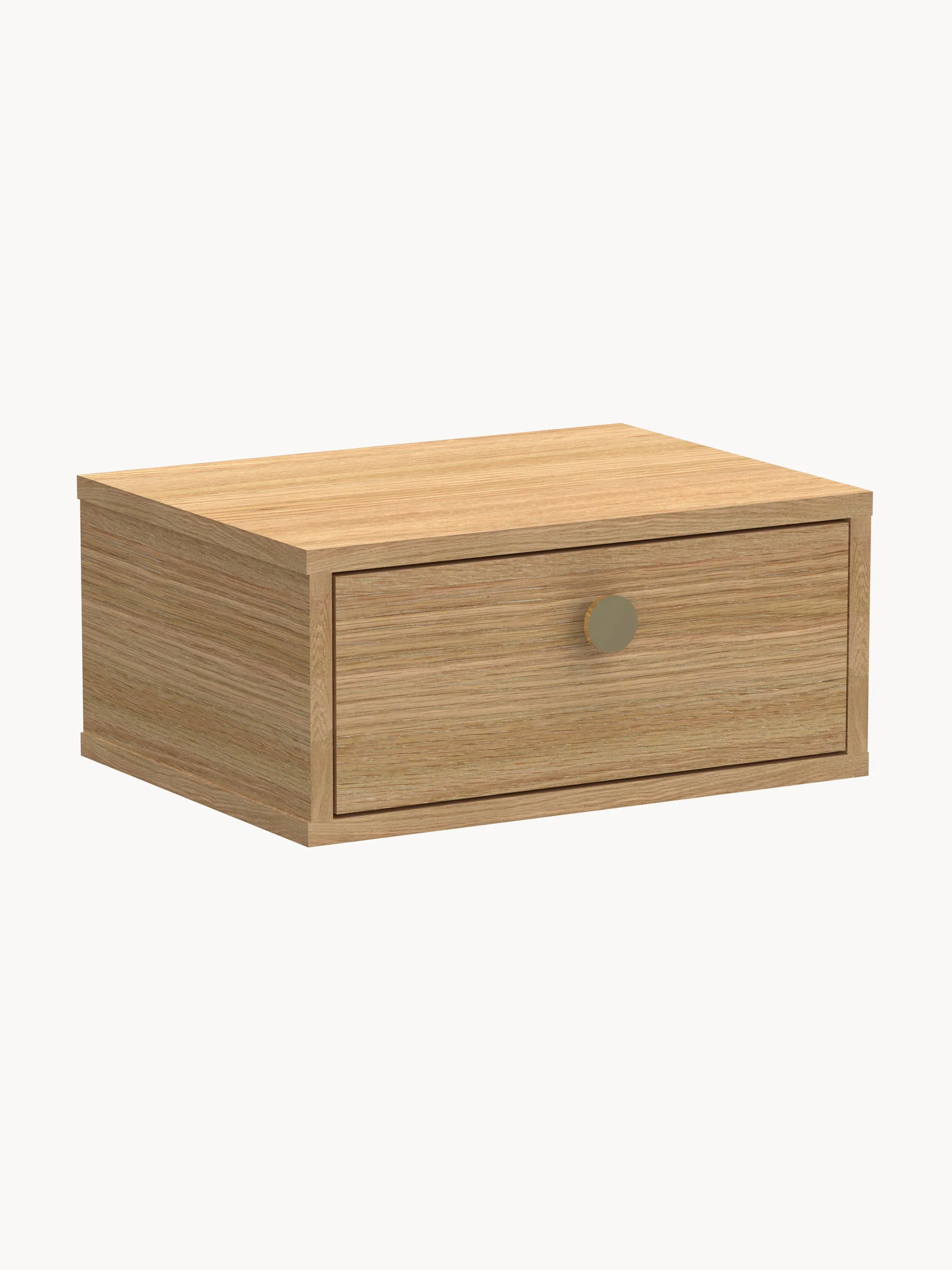 Houten wandnachtkastje Monfort