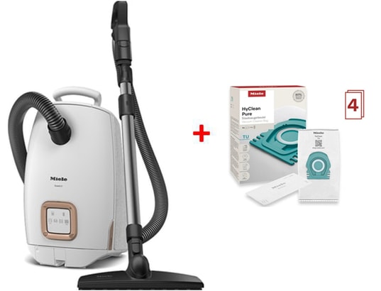 MIELE - Aspirateur traîneau GUARDL1PARQUETBLANC + HYCLEANPURE-TU