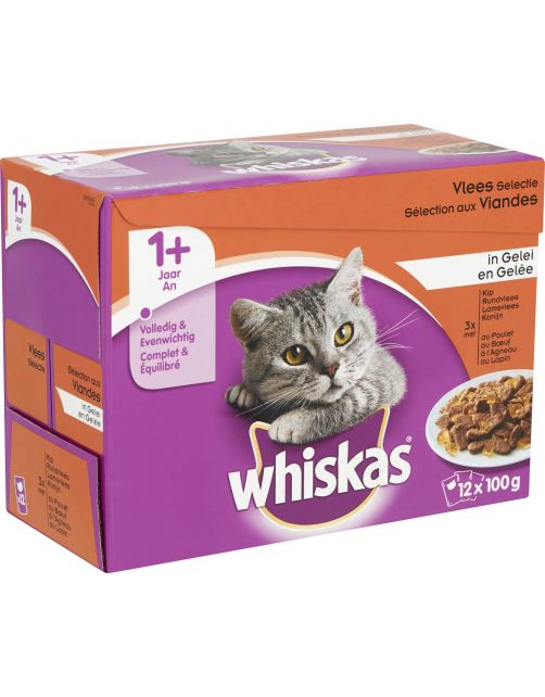 Whiskas Multipack Maaltijdzakjes Adult - Kattenvoer