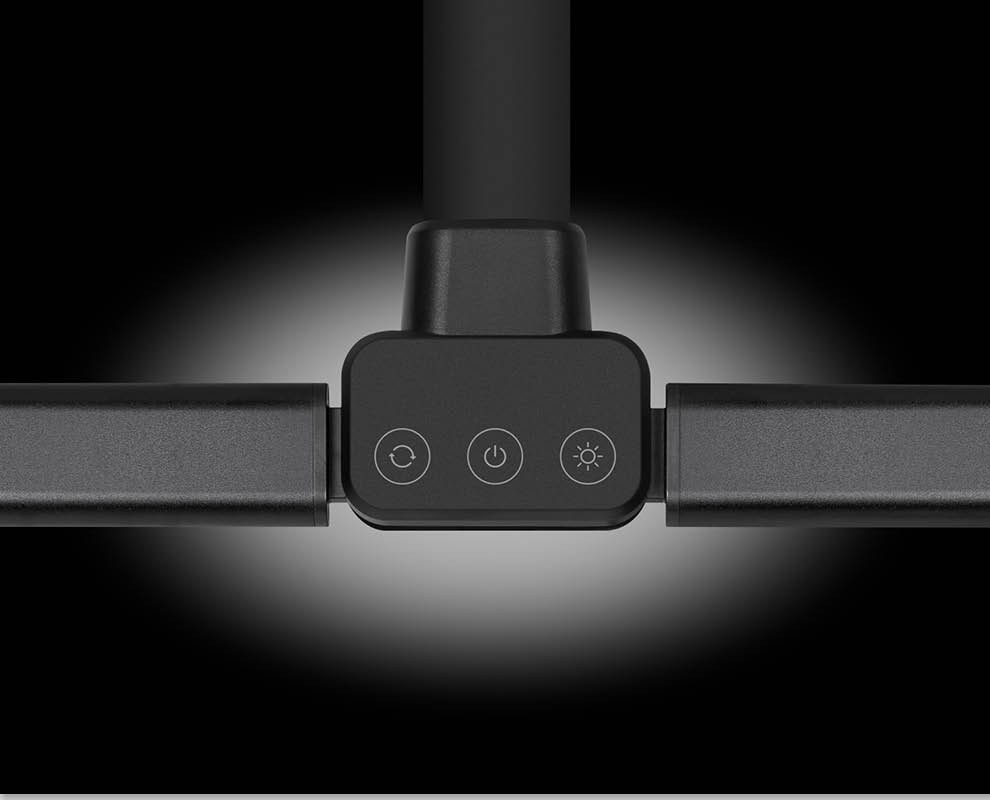 Nova LED Screenbar Schreibtisch Leuchte Monitor Lampe Klemmleuchte (41-5011.008) - Schwarz