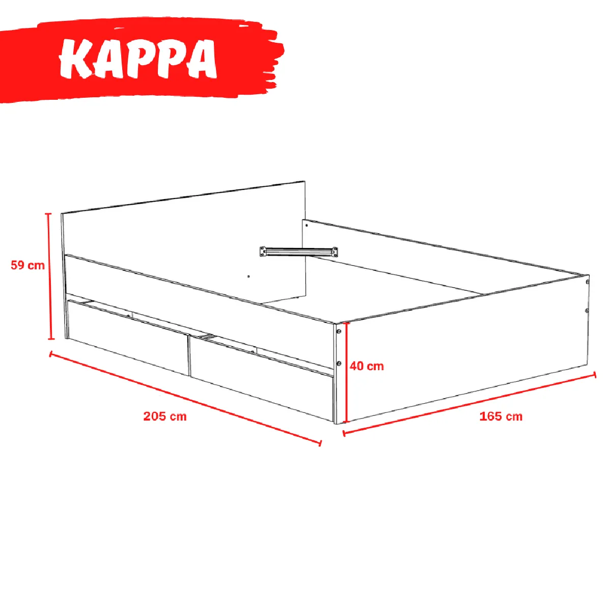 Le Quai des Affaires KAPPA 160x200 - Chêne