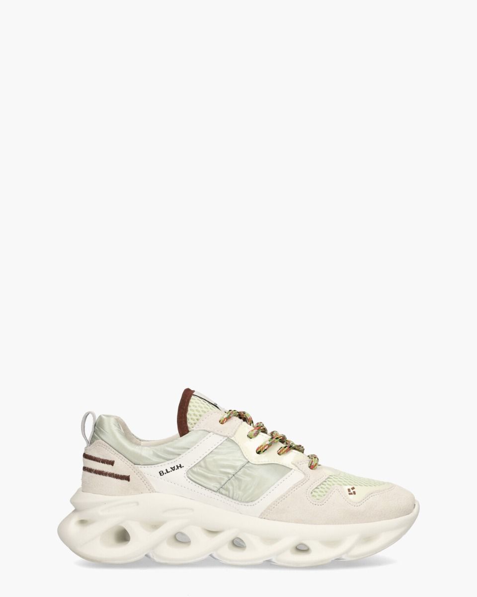 B.L.A.H. Cassandra Off-White/Mintgroen Damessneakers