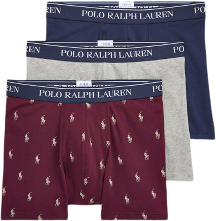 Polo Ralph Lauren BCI COTTON/ELASTANE-3PK-BXB 3pk dmsn rd aop crm/ad htr/nvy