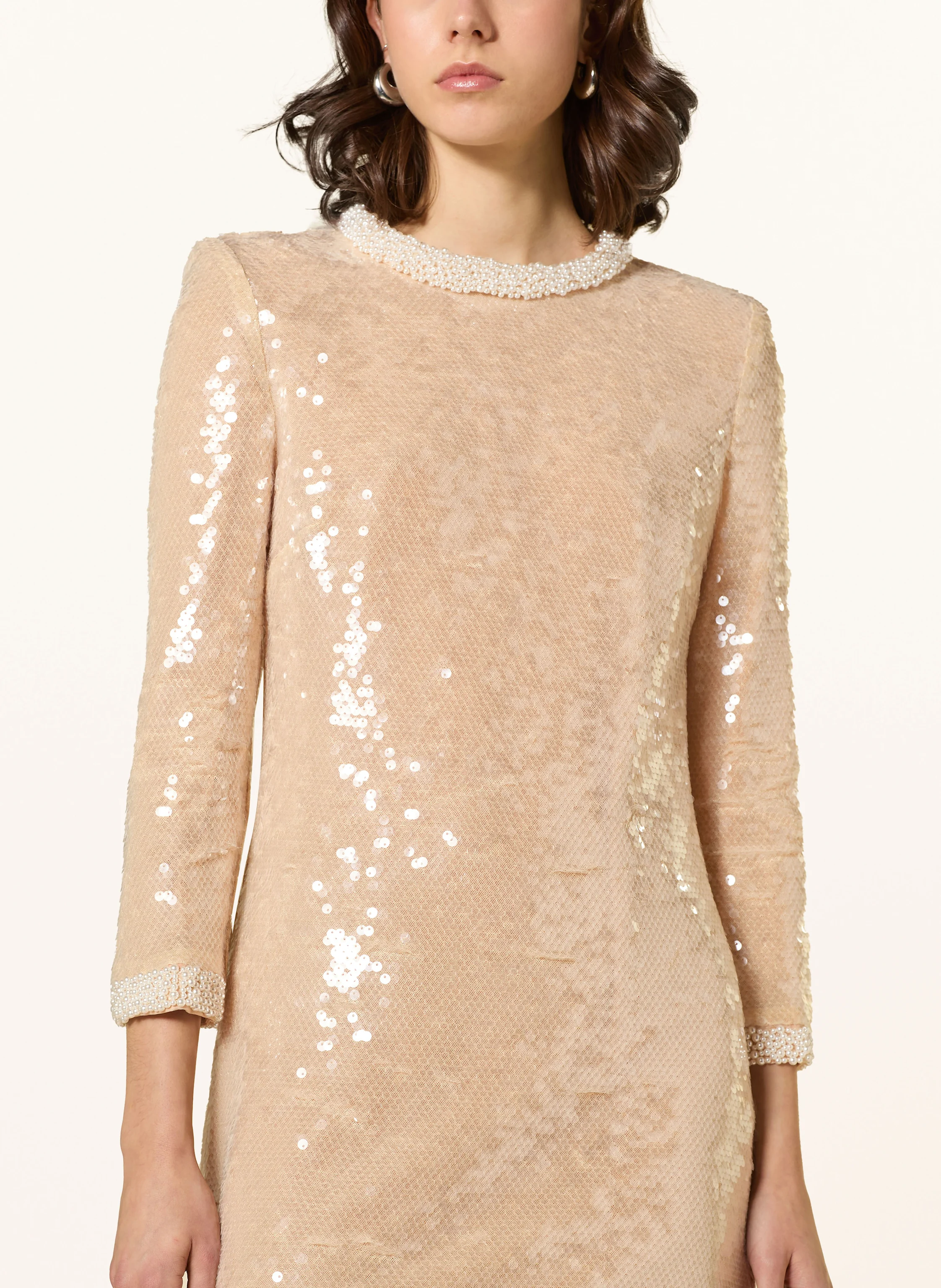 self-portrait Kleid mit Pailletten