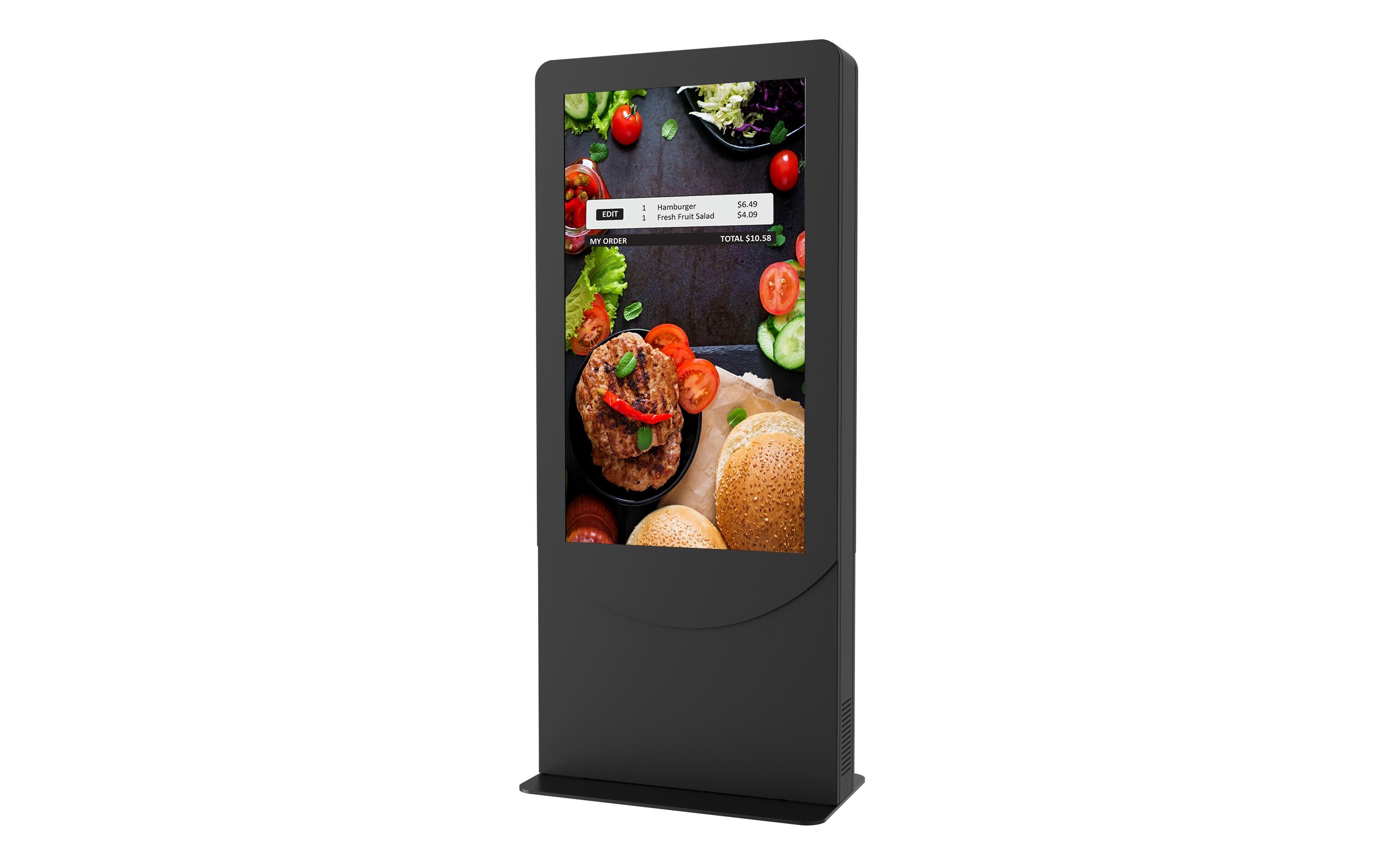 Kioskrahmen KIPC2555B-3-EUK Schwarz, für 55