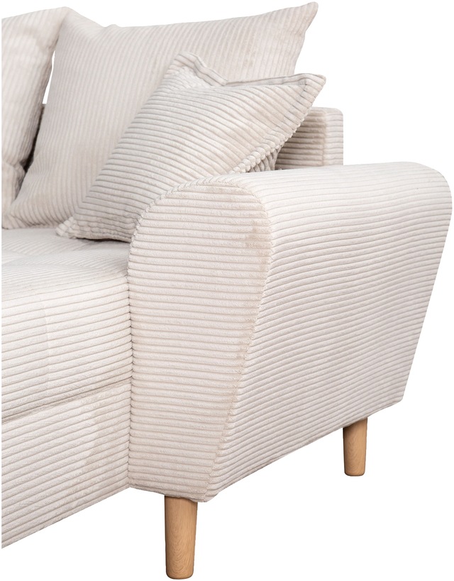 COLLECTION AB Wohnlandschaft »Raisa U-Form« mit Federkern, Kissen und Steppung im Sitzbereich