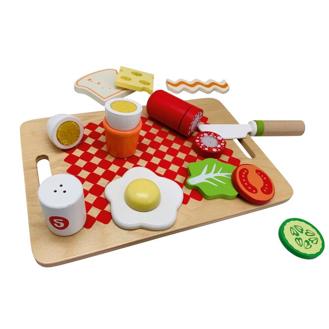 Frühstück-Spielset aus Holz