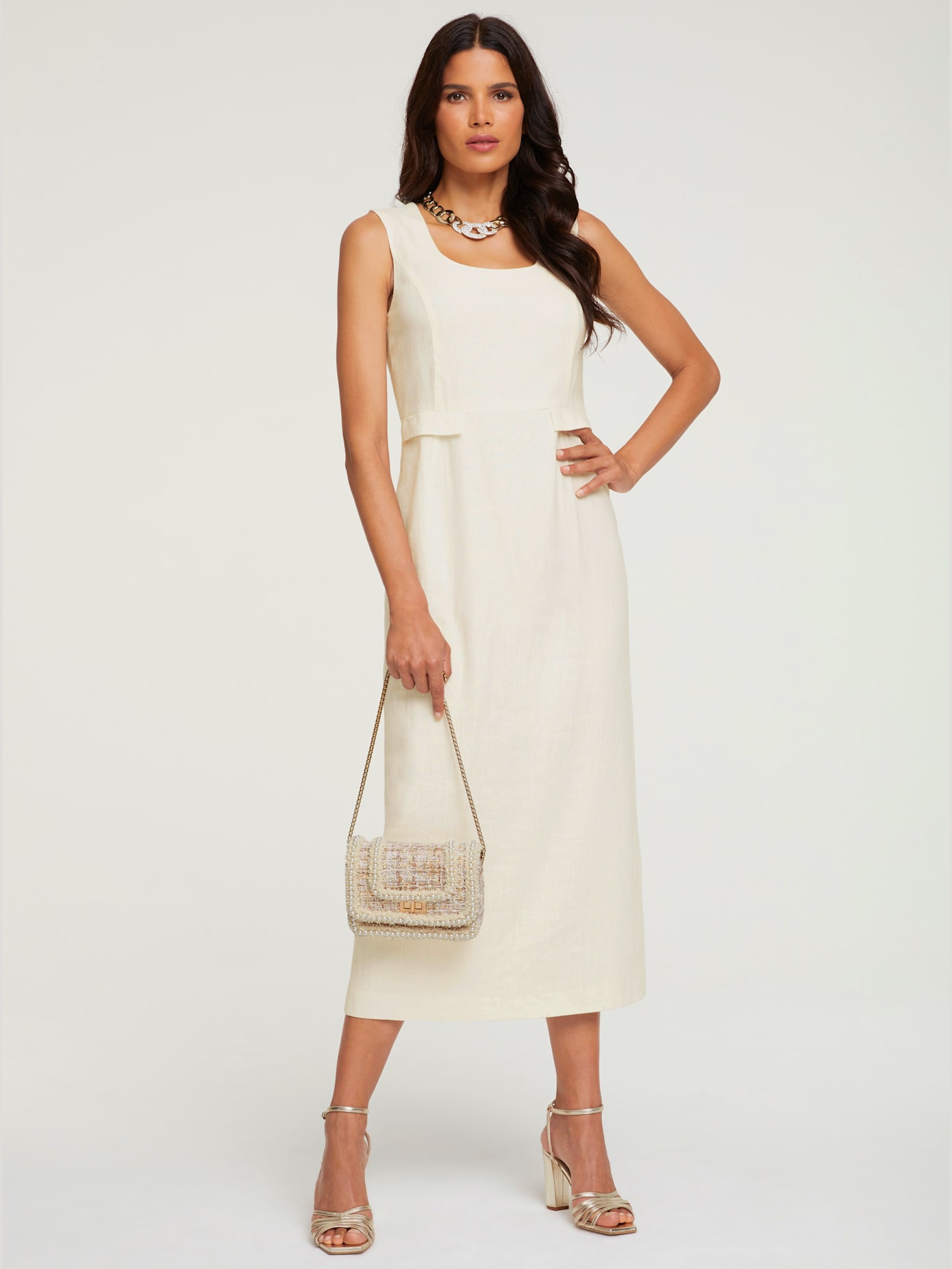 Robe coupe extra-longue tendance