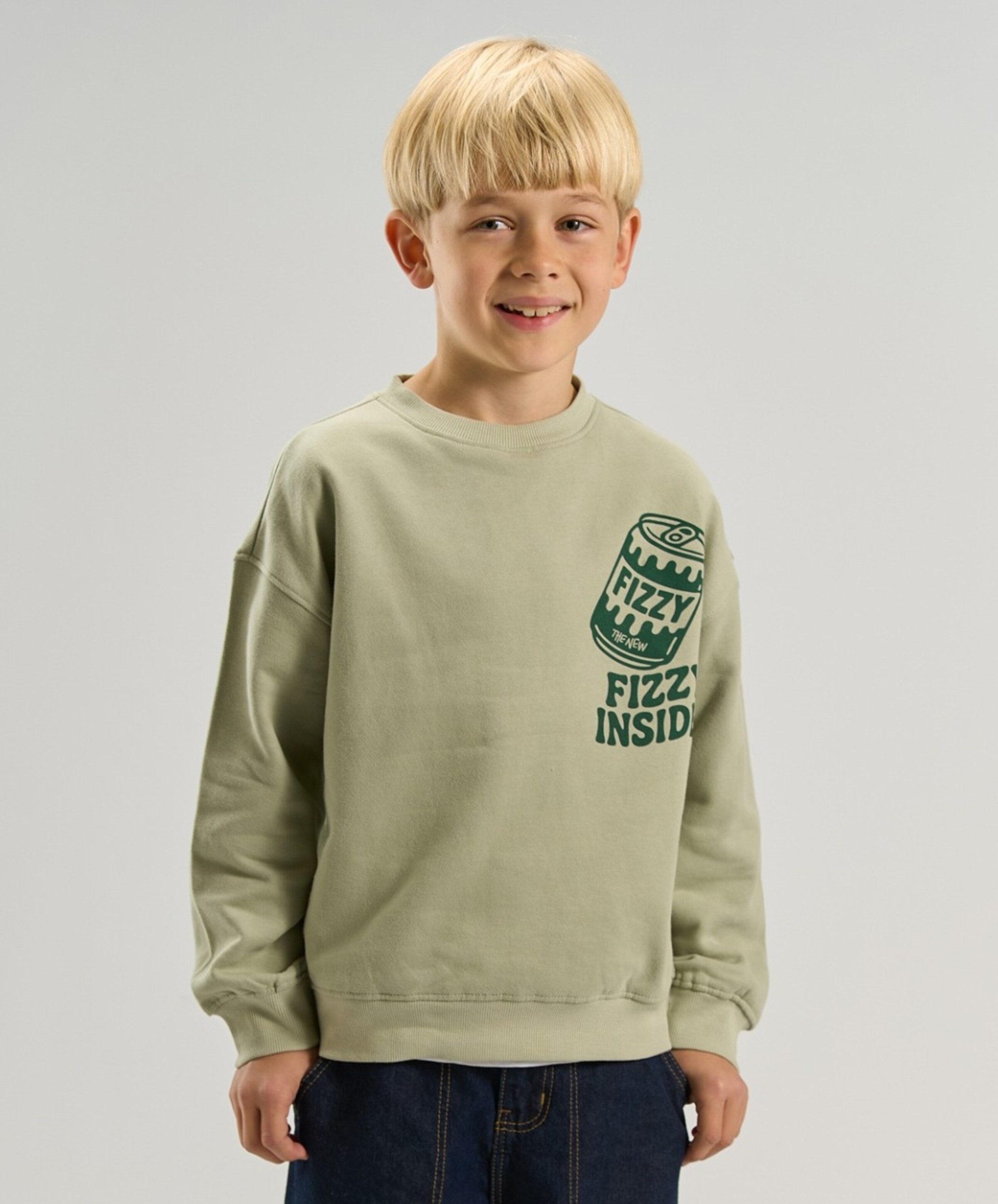 THE NEW Jongens sweater groen