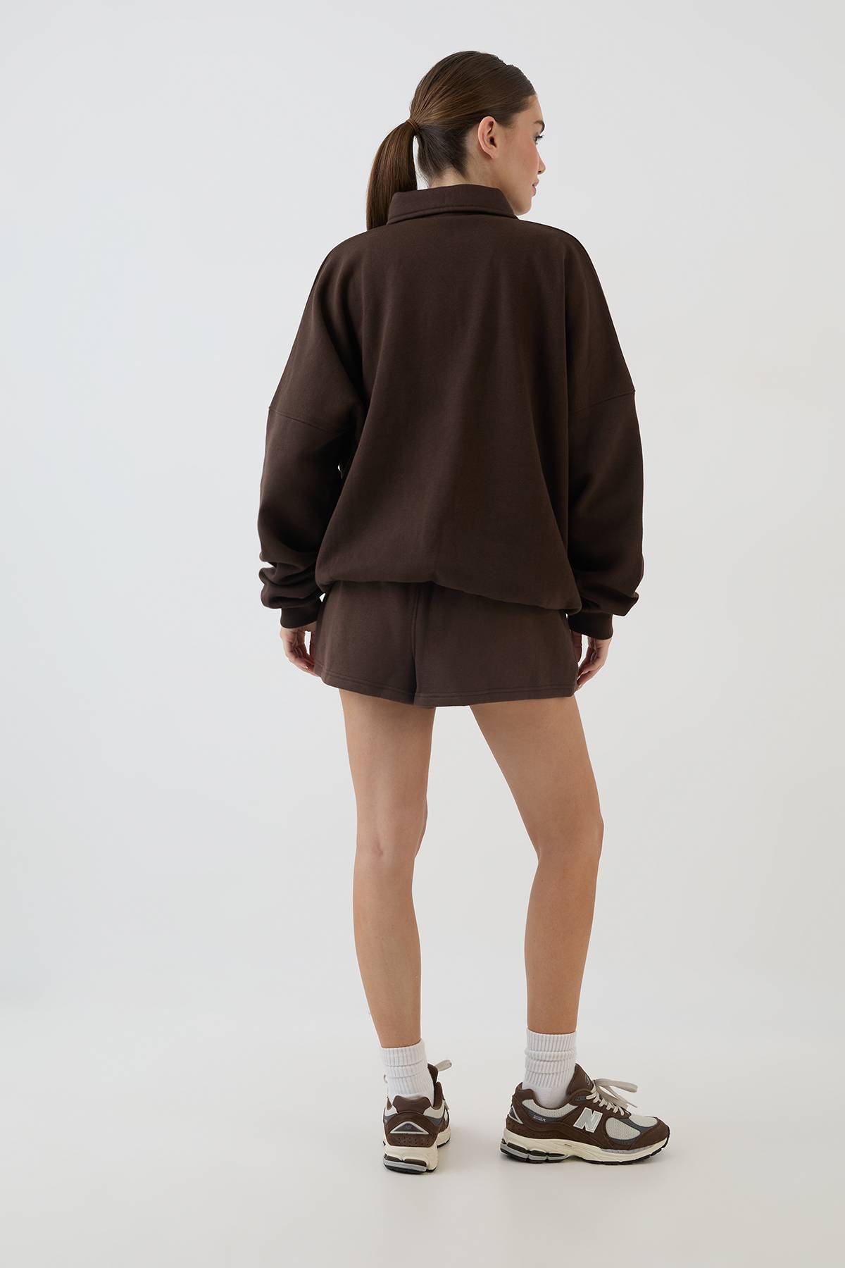 Short De Survêtement Coupe Ample Avec Appliqué En Tissu Assorti Dsgn Studio