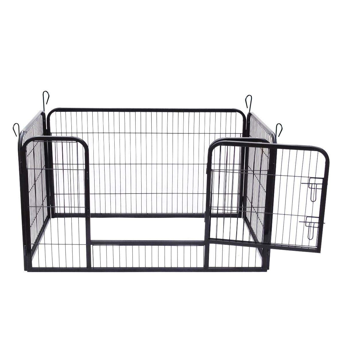 Laufgitter für Hunde massiv 125 x 80 x 70 cm