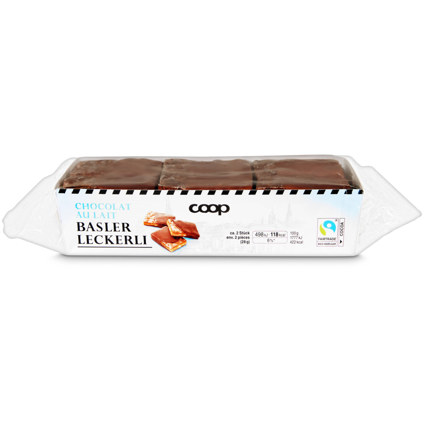 Fairtrade Basler Leckerli chocolat