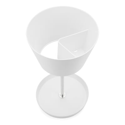 Regenschirmständer Basket, Weiß
