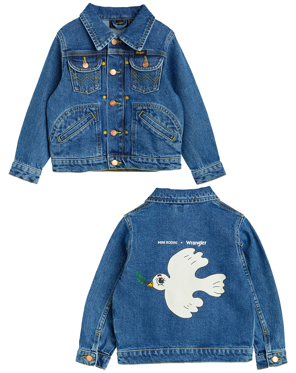 Jeansjacke PEACE DOVE in blue