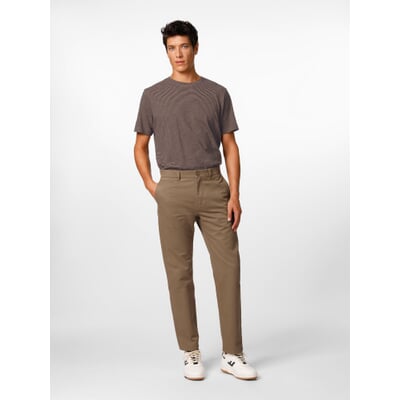 Herren-Chinohose Twill, Camel