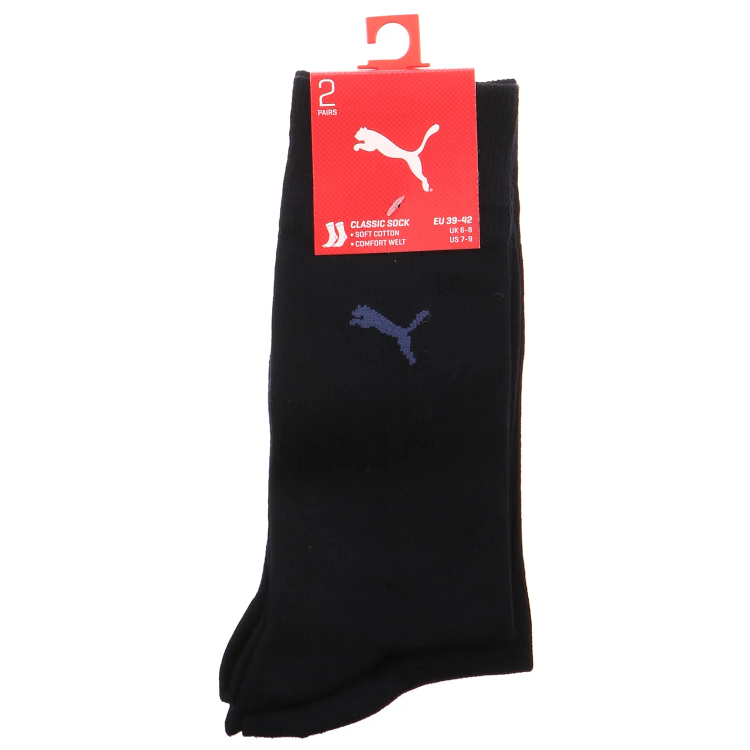 PUMA SOCKEN Freizeitsocken Blau Textil  2-ER Pack