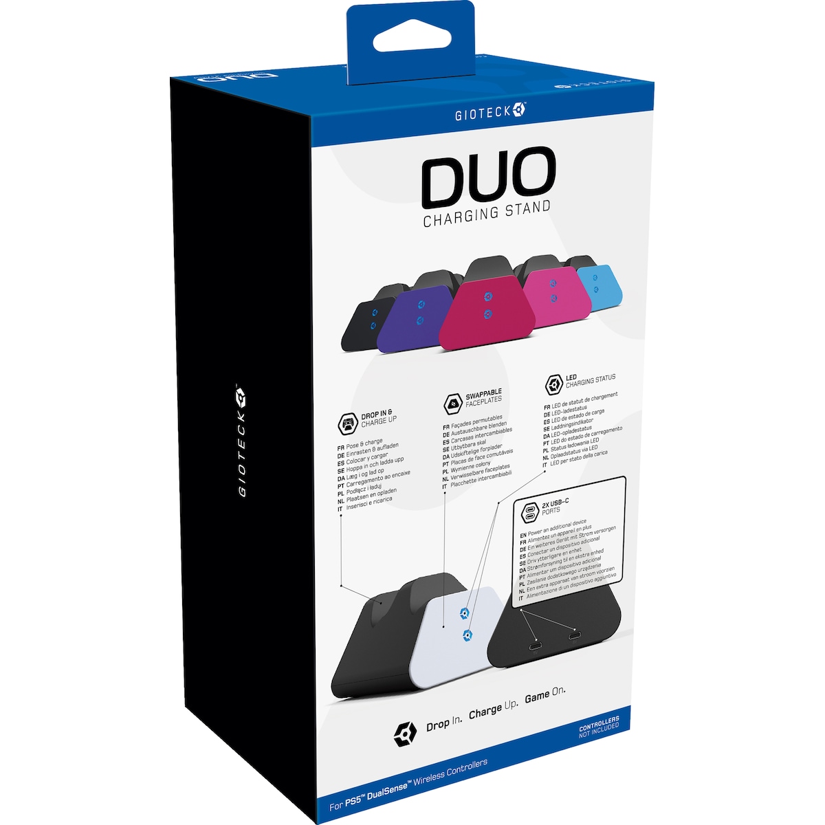 Gioteck Duo PlayStation 5 ladestasjon for kontroller