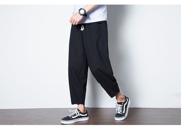 Ninine - Cropped joggingbroek met trekkoord