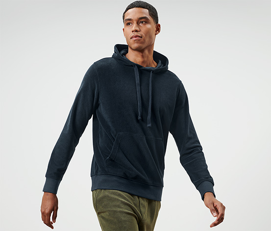 Frottee-Hoodie