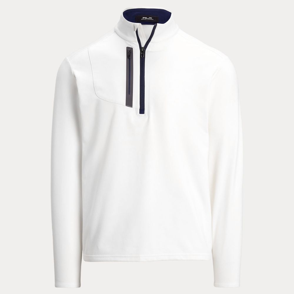 Stretch Jersey Genser Herre Hvit