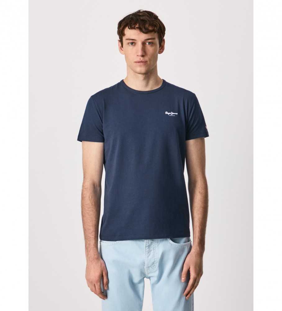 Camiseta básica original Pepe Jeans 3 N azul marinho