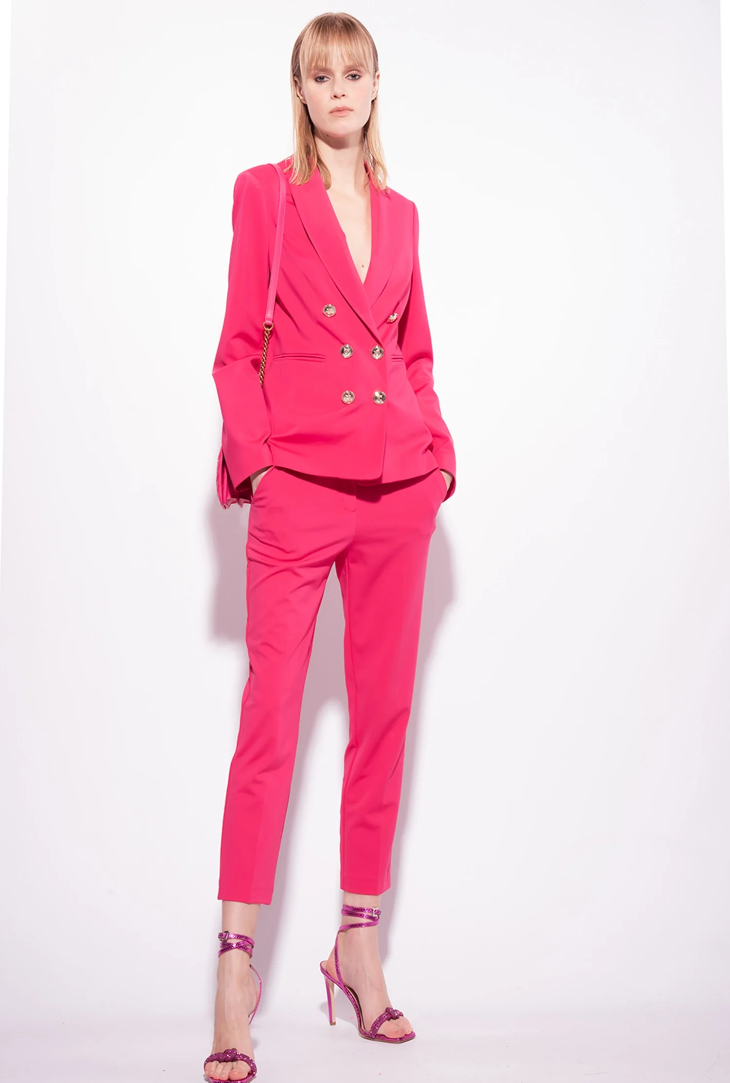 Pantalon cigarette | Violet