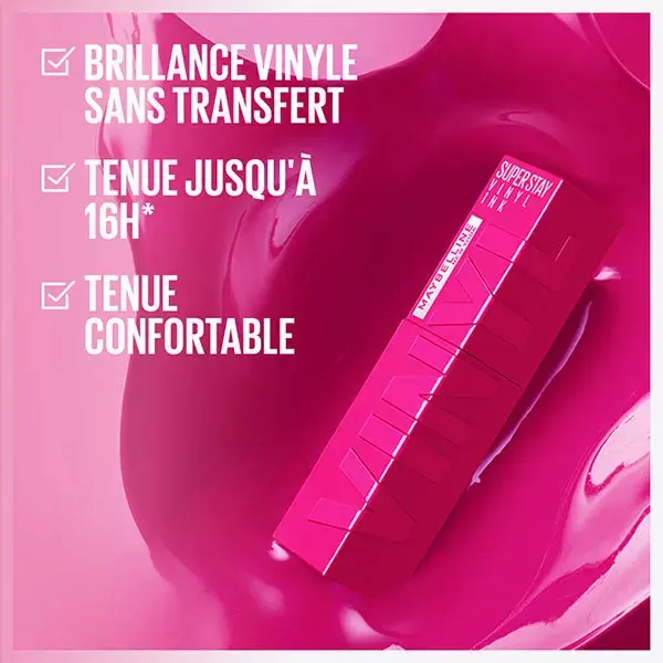 Batom Líquido Maybelline New York Superstay Vinyl Ink, cor 145 Rogue, 4,2ml
