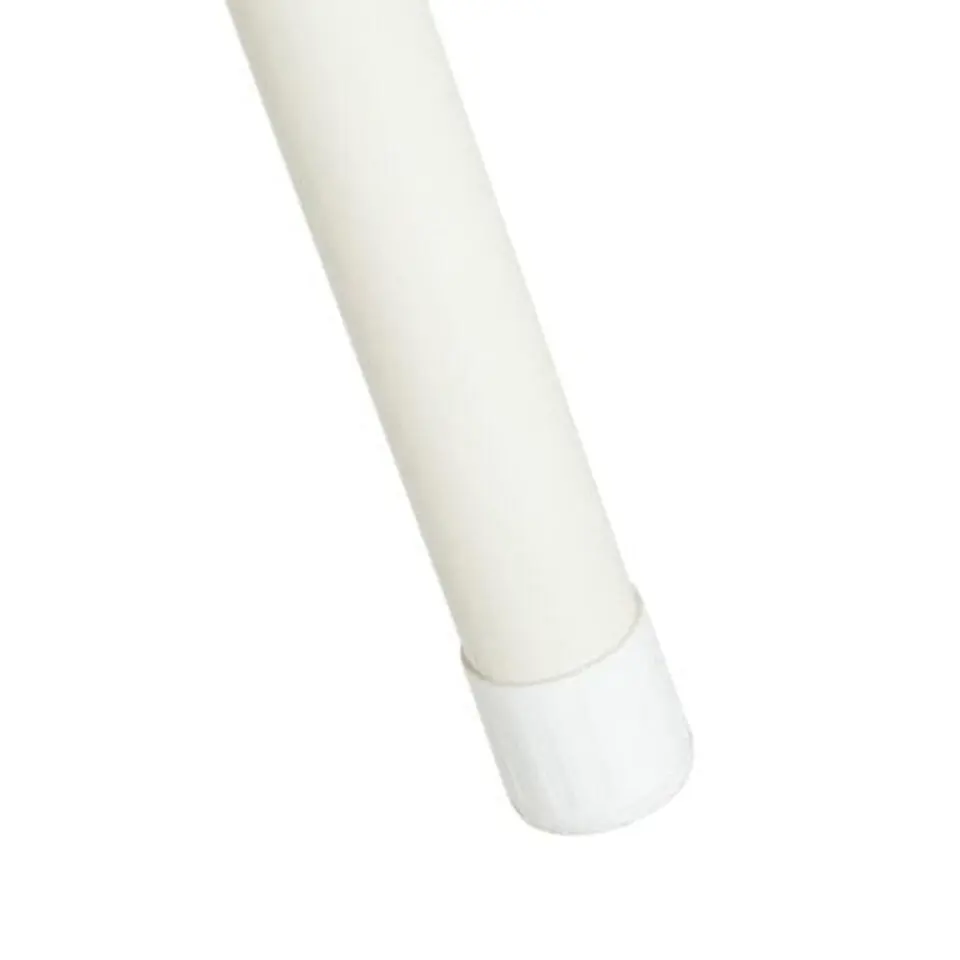 5Five Stapelbaar zit krukje - metaal/polyester - wit