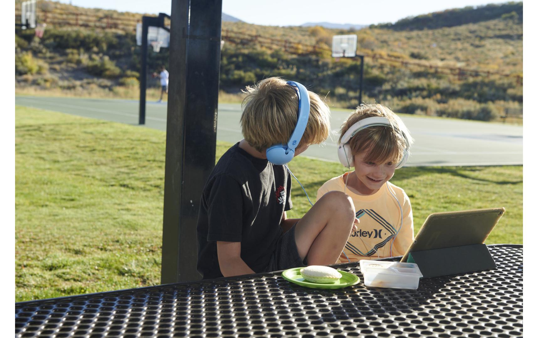 Over-Ear-Kopfhörer Groom Kids BlauKabelgebundene Kinderkopfhörer