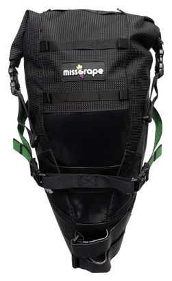 Sacoche de Selle Miss Grape Cluster 13 Waterproof 13L Noir