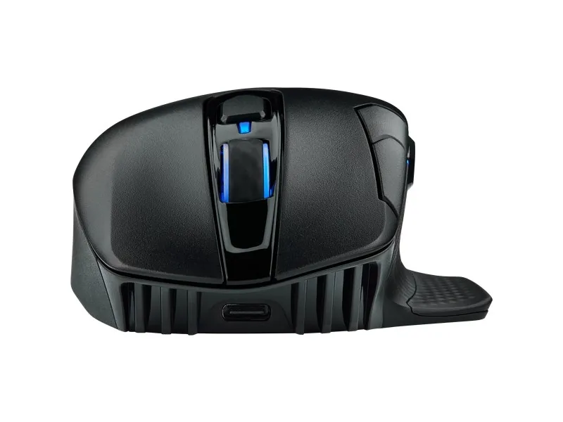 CORSAIR Gaming DARK CORE RGB PRO SE - Mus - optisk - 8 knapper - trådløs, kablet - USB, 2.4 GHz, Bluetooth 4.2 LE - sort