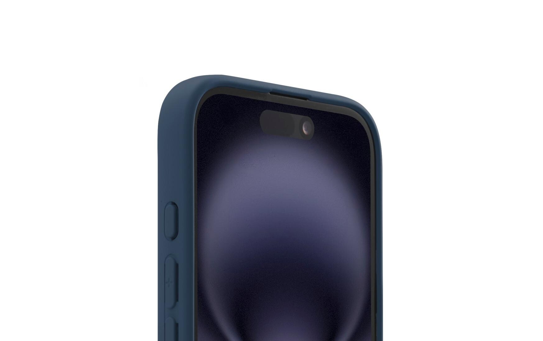Back Cover Fantastic Feel Blau/Dunkelblau für iPhone 16Hama Fantastic Feel Handy-Schutzhülle 15.5 cm (6.1